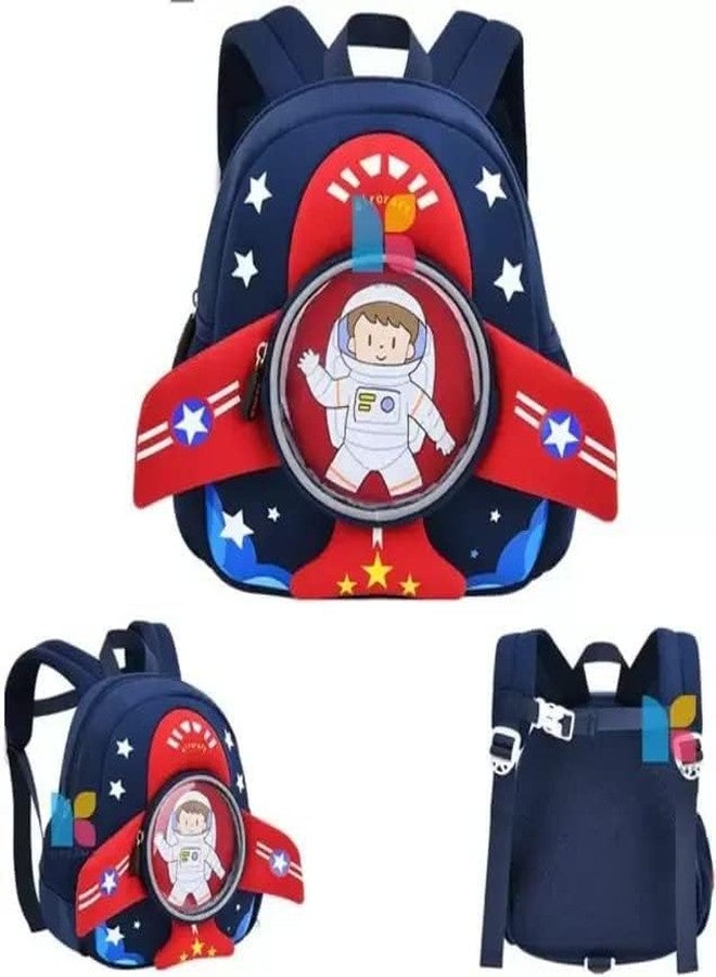 Bluebell Children's Colorful School Bag Cartoon Backpack Nylon Kids Sling Chest Multi-Purpose Baby Shoulder Bag for 4-8 Years Kids (Multi color) - Image 2